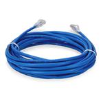 Picture of 14ft Blue CAT 6 Plenum-Rated Ethernet Cable Snagless Easy Clear Boot TAA RJ-45 M/M