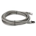 Picture of 14ft Gray CAT 6 Shielded PVC Ethernet Cable Snagless Easy Clear Boot RJ-45 M/M