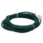 Picture of 14ft Green CAT 6 Slim PVC Ethernet Cable Snagless Clear-Claw RJ-45 M/M