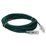 Picture of 14ft Green CAT 6 Slim PVC Ethernet Cable Snagless Clear-Claw RJ-45 M/M
