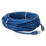 Picture of 150ft Blue CAT 6 PVC Ethernet Cable Snagless Easy Clear Boot TAA RJ-45 M/M