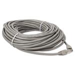 Picture of 150ft Gray CAT 6A PVC Ethernet Cable Snagless Bubble Boot RJ-45 M/M