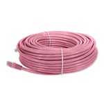 Picture of 150ft RJ-45 (Male) to RJ-45 (Male) Pink Cat6 Straight STP PVC Copper Patch Cable