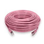 Picture of 150ft RJ-45 (Male) to RJ-45 (Male) Pink Cat6 Straight STP PVC Copper Patch Cable