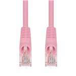 Picture of 15ft Pink CAT 6 PVC Ethernet Cable Snagless Bubble Boot RJ-45 M/M