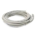Picture of 15ft White CAT 6 PVC Ethernet Cable Snagless Bubble Boot RJ-45 M/M