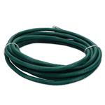 Picture of 15ft Green CAT 6A PVC Ethernet Cable Snagless Easy Clear Boot TAA RJ-45 M/M