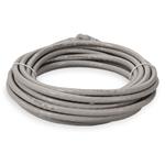 Picture of 15ft Gray CAT 6A PVC Ethernet Cable Snagless Bubble Boot RJ-45 M/M