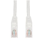 Picture of 15ft White CAT 6A PVC Ethernet Cable Snagless Easy Clear Boot TAA RJ-45 M/M