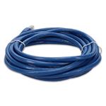 Picture of 15ft Blue CAT 6 Shielded PVC Ethernet Cable Snagless Easy Clear Boot TAA RJ-45 M/M