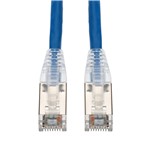 Picture of 15ft Blue CAT 6 Shielded PVC Ethernet Cable Snagless Easy Clear Boot RJ-45 M/M