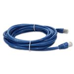 Picture of 15ft Blue CAT 6 Shielded PVC Ethernet Cable Snagless Easy Clear Boot RJ-45 M/M