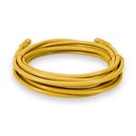 Picture of 15ft Yellow CAT 6 Shielded PVC Ethernet Cable Snagless Easy Clear Boot RJ-45 M/M
