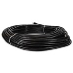 Picture of 165ft Black CAT 6 PVC Ethernet Cable Snagless Bubble Boot Outdoor RJ-45 M/M