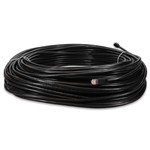 Picture of 165ft Black CAT 6 PVC Ethernet Cable Snagless Bubble Boot Outdoor RJ-45 M/M