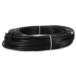 Picture of 165ft Black CAT 6 PVC Ethernet Cable Snagless Bubble Boot Outdoor RJ-45 M/M