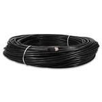Picture of 165ft Black CAT 6 PVC Ethernet Cable Snagless Bubble Boot Outdoor RJ-45 M/M