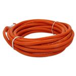 Picture of 17ft Orange CAT 6A PVC Ethernet Cable Snagless Bubble Boot RJ-45 M/M