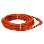 Picture of 17ft Orange CAT 6A PVC Ethernet Cable Snagless Bubble Boot RJ-45 M/M