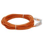 Picture of 18ft Orange CAT 6 Slim PVC Ethernet Cable Snagless Clear-Claw RJ-45 M/M