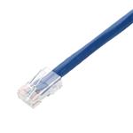 Picture of 1ft Blue CAT 6 PVC Ethernet Cable Non-Booted RJ-45 M/M
