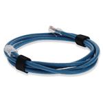 Picture of 1ft Blue CAT 6 PVC Ethernet Cable Non-Booted RJ-45 M/M