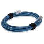 Picture of 1ft Blue CAT 6 PVC Ethernet Cable Non-Booted RJ-45 M/M