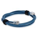 Picture of 1ft Blue CAT 6 PVC Ethernet Cable Non-Booted RJ-45 M/M