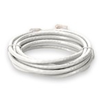 Picture of 1ft White CAT 6 PVC Ethernet Cable Non-Booted RJ-45 M/M