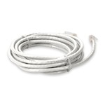 Picture of 1ft White CAT 6 PVC Ethernet Cable Non-Booted RJ-45 M/M