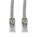 Picture of 1ft Gray CAT 6 PVC Ethernet Cable Snagless Easy Boot RJ-45 M/M