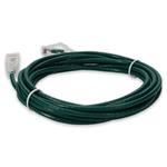 Picture of 1ft Green CAT 6A Slim PVC Ethernet Cable Snagless Clear-Claw RJ-45 M/M