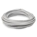 Picture of 20ft White CAT 6A PVC Ethernet Cable Snagless Bubble Boot RJ-45 M/M