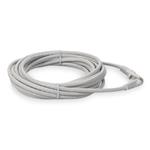 Picture of 20ft White CAT 6A PVC Ethernet Cable Snagless Bubble Boot RJ-45 M/M