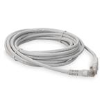 Picture of 20ft White CAT 6A PVC Ethernet Cable Snagless Bubble Boot RJ-45 M/M