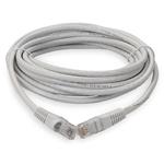 Picture of 20ft White CAT 6A PVC Ethernet Cable Snagless Bubble Boot RJ-45 M/M