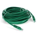Picture of 25ft Green CAT 6 PVC Ethernet Cable Snagless Easy Clear Boot TAA RJ-45 M/M