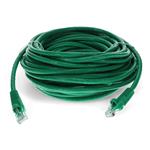 Picture of 25ft Green CAT 6 PVC Ethernet Cable Snagless Easy Clear Boot TAA RJ-45 M/M