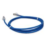 Picture of 25ft Blue CAT 6 Plenum-Rated Ethernet Cable Snagless Bubble Boot RJ-45 M/M