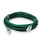 Picture of 25ft Green CAT 6 Plenum-Rated Ethernet Cable Snagless Easy Clear Boot TAA RJ-45 M/M