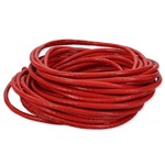 Picture of 25ft Red CAT 6 PVC Ethernet Cable Snagless Bubble Boot Crossover RJ-45 M/M