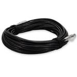 Picture of 25ft Black CAT 6 Slim PVC Ethernet Cable Snagless Clear-Claw RJ-45 M/M