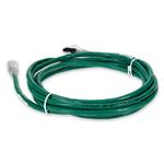 Picture of 2ft Green CAT 6A Shielded PVC Ethernet Cable Snagless Easy Clear Boot RJ-45 M/M