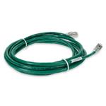 Picture of 2ft Green CAT 6A Shielded PVC Ethernet Cable Snagless Easy Clear Boot RJ-45 M/M