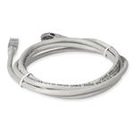 Picture of 2ft Gray CAT 6A Shielded PVC Ethernet Cable Snagless Easy Clear Boot RJ-45 M/M