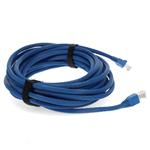 Picture of 25-Pieces of 30ft Blue CAT 6A PVC Ethernet Cables Snagless Bubble Boot RJ-45 M/M