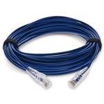 Picture of 30ft Blue CAT 6 Slim PVC Ethernet Cable Snagless Clear-Claw RJ-45 M/M