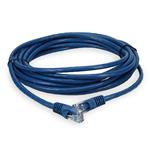 Picture of 35ft Blue CAT 5E PVC Ethernet Cable Snagless Bubble Boot RJ-45 M/M