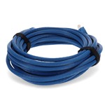 Picture of 10-Pieces of 35ft Blue CAT 6A PVC Ethernet Cables Snagless Bubble Boot RJ-45 M/M