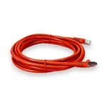 Picture of 35ft Orange CAT 6 Shielded PVC Ethernet Cable Snagless Easy Clear Boot RJ-45 M/M